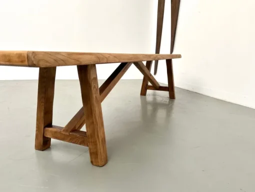 Pamono Brutalist Bench with Yellow Pop Seat, 1960s Hot