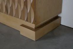 Pamono Brutalist Graphical Cabinet, Belgium, 1970s New