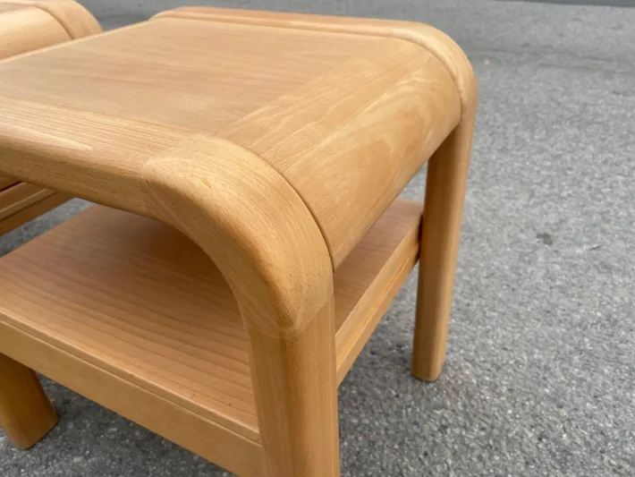 Pamono Brutalist Nightstands by Villy Nørgaard, 1993, Set of 2 Sale