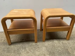 Pamono Brutalist Nightstands by Villy Nørgaard, 1993, Set of 2 Sale