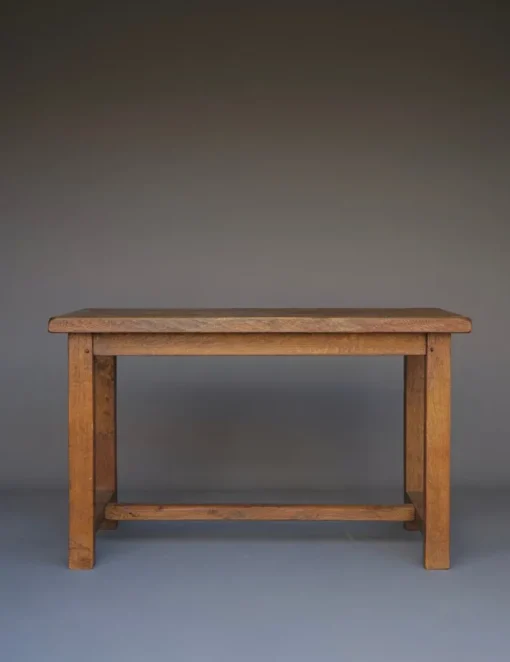 Pamono Brutalist Rustic Oak Dining Table from De Puydt, 1970s Online