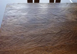 Pamono Brutalist Rustic Oak Dining Table from De Puydt, 1970s Online
