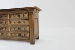 Pamono Brutalist Spanish Carved Sideboard Chest of Drawers, 1960s