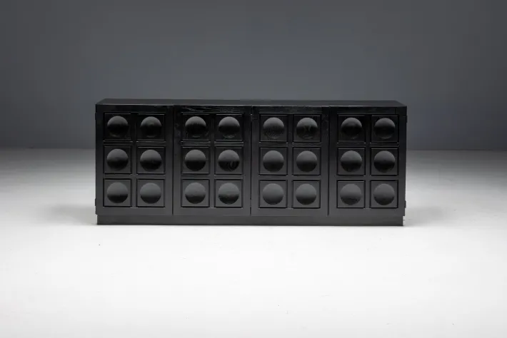 Pamono Brutalist Torino Sideboard by Frans Defour, Belgium, 1970s