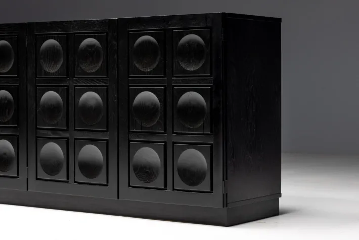 Pamono Brutalist Torino Sideboard by Frans Defour, Belgium, 1970s