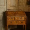 Pamono Burgundy Castle Sloping Desk with Allegorical Marquetry and Secret Drawer 18th Century Discount