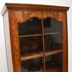 Pamono Burr Walnut Bookcase, 1930s Clearance