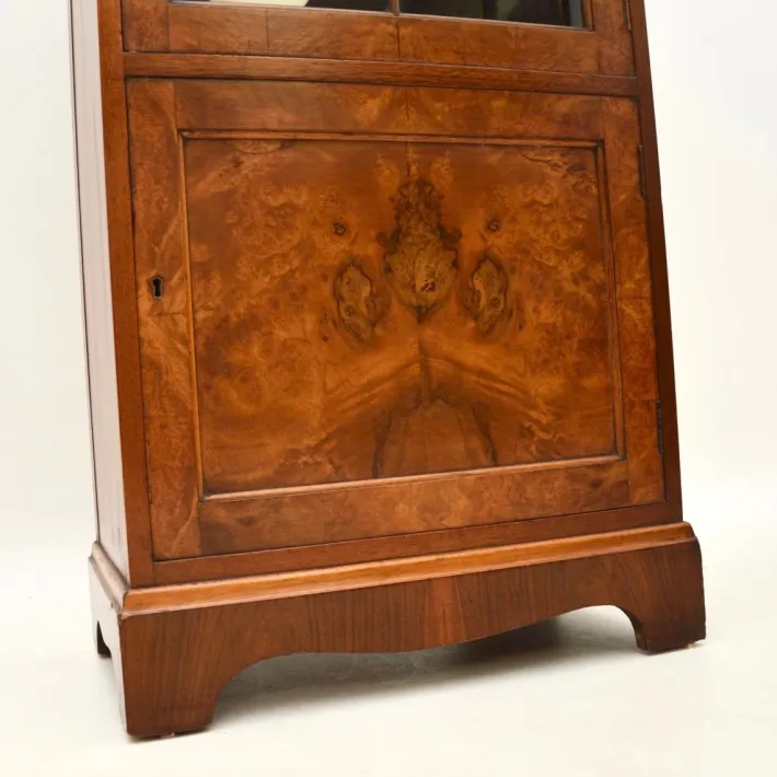 Pamono Burr Walnut Bookcase, 1930s Clearance