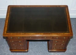 Pamono Burr Walnut Twin Pedestal Desk from Royal Druce & Co., London, United Kingdom, 1840s Discount