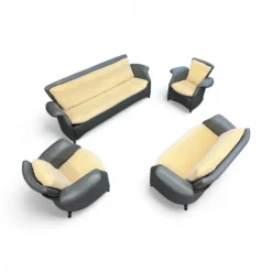 Pamono 22-C Living Room Set from De Sede, 1970s, Set of 4 Discount