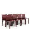 Pamono Cab 412 Bordeaux Red Chair Set by Mario Bellini for Cassina, 1990s, Set of 8 Discount
