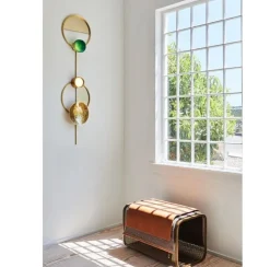 Pamono Caballito Piccolo Bench in Leather and Fabric by Oscar Maschera Online
