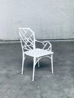 Pamono Calcutta Outdoor Armchair in Faux Bamboo by Hall Bradley for Brown Jordan, 1960s, Set of 4 Clearance