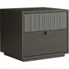 Pamono Canette Laguna Oak and Leather Nightstand by Morica Design Discount