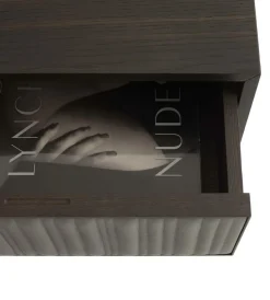 Pamono Canette Laguna Oak and Leather Nightstand by Morica Design Discount