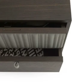 Pamono Canette Laguna Oak and Leather Nightstand by Morica Design Discount