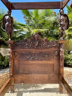 Pamono Canopy Bed by Henri-Auguste Fourdinois Sale