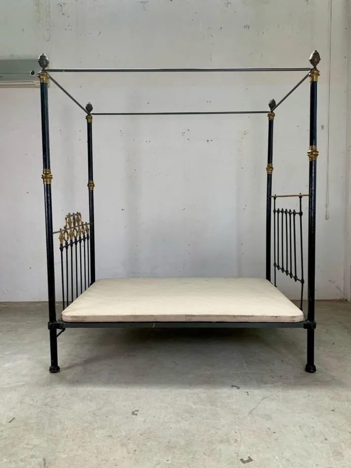 Pamono Canopy Bed, Italy, 19th Century Sale