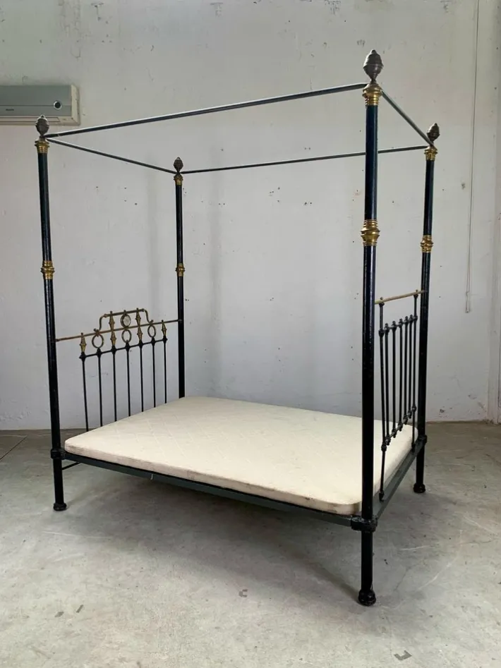 Pamono Canopy Bed, Italy, 19th Century Sale