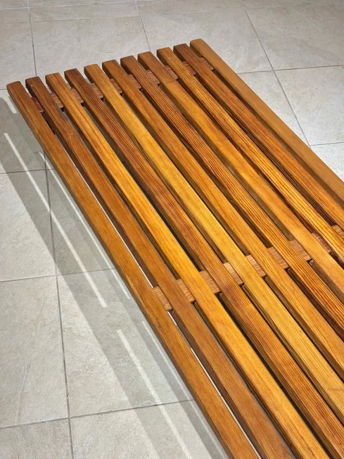 Pamono Cansado Bench by Charlotte Perriand, 1954