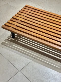 Pamono Cansado Bench by Charlotte Perriand, 1954