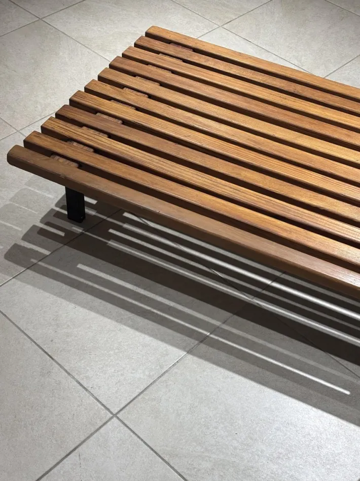 Pamono Cansado Bench by Charlotte Perriand, 1954
