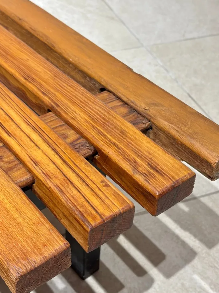 Pamono Cansado Bench by Charlotte Perriand, 1954