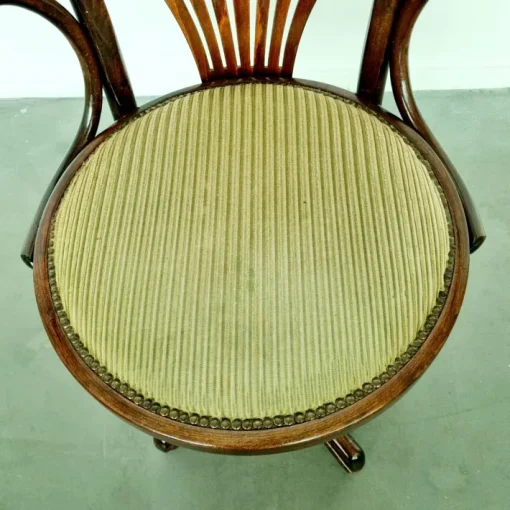 Pamono Captains Desk Chair by Michael Thonet for Ligna, 1950s
