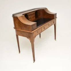 Pamono Carlton House Desk in Burr Walnut, 1890s Discount