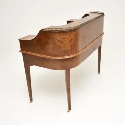 Pamono Carlton House Desk in Burr Walnut, 1890s Discount