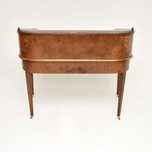 Pamono Carlton House Desk in Burr Walnut, 1890s Discount