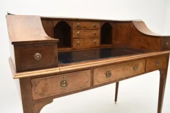 Pamono Carlton House Desk in Burr Walnut, 1890s Discount