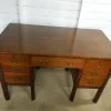 Pamono Carved Oak Pedestal Desk Discount