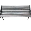 Pamono Cast Iron and Wood Bench, 1960