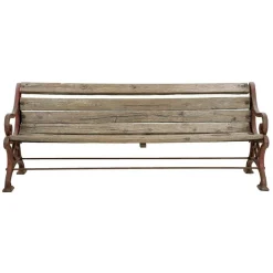Pamono Cast Iron and Wood Garden Bench Clearance