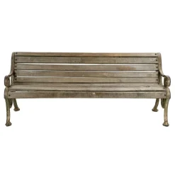 Pamono Cast Iron and Wood Garden Bench New