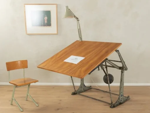 Pamono Cast Iron Drawing Table, 1950s Online
