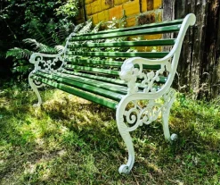Pamono Cast Iron Garden Bench, 1920s Online
