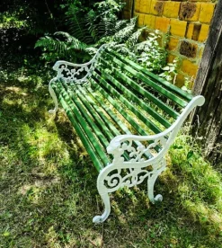 Pamono Cast Iron Garden Bench, 1920s Online