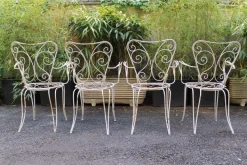 Pamono Chairs Garden Lio Carminati / Bridges to Home & Garden, Italy, in 1950, Set of 4 From Casa E Giardino Best