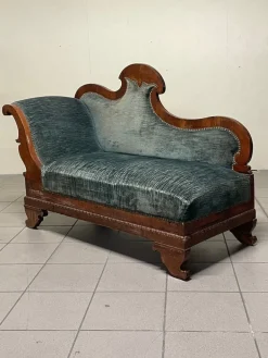 Pamono Charles X Daybed in Wood and Fabric Clearance