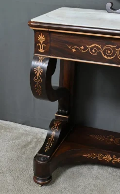 Pamono Charles X Marquetry Dressing Table, Early 19th Century Hot