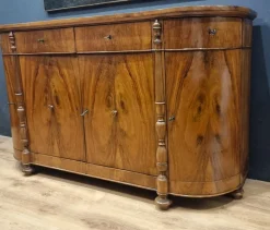 Pamono Charles X Walnut Sideboard, 1820s Best