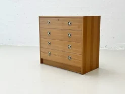 Pamono Chest of Drawers in Pine Veneer from AB Svenska Möbelfabriken, Sweden, 1970s