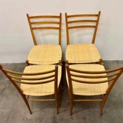 Pamono Chiavari Chairs Mod. Gobbetta, Set of 4 New