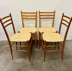 Pamono Chiavari Chairs Mod. Gobbetta, Set of 4 New