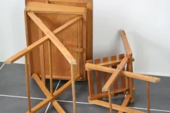 Pamono Child Desk Set & Folding Chair, Set of 2 New
