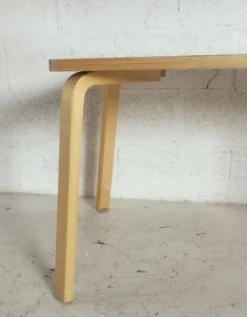 Pamono Children's Chairs and Table attributed to Alvar Aalto for Artek, 1970s, Set of 7 Online