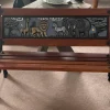 Pamono Childrens Safari Animals Themed Hand Painted Cast Iron & Mahogany Garden Bench Best
