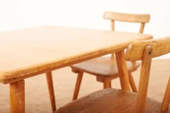 Pamono Childrens Table and Chairs by Jacob Müller for Wohnhilfe, Set of 3 Discount